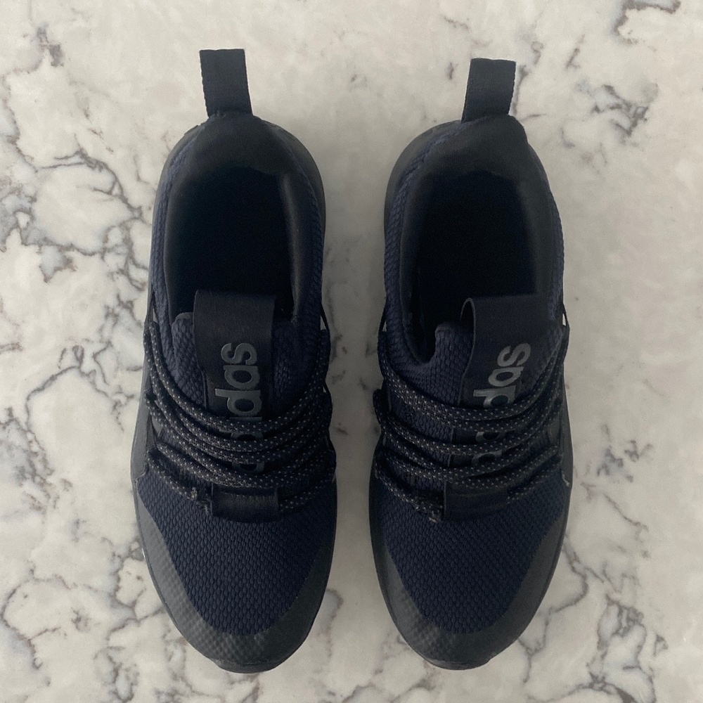 Kids black adidas shoes